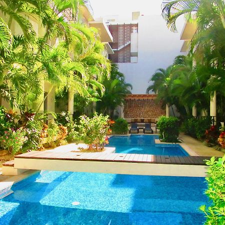 Aqua Terra - Quiet Condo For 4 普拉亚卡门 外观 照片